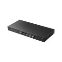 サンワサプライ レイヤー2ギガビット対応PoEスイッチングハブ 24ポート ブラック LAN-GIGAPOE2401(2)