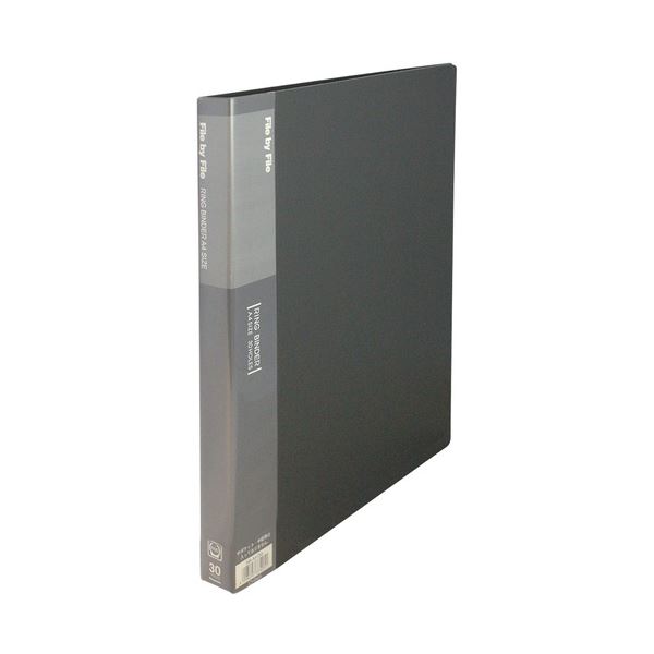 リングバインダ RB-A4-DG 25mm 30穴A4S濃灰 【×5セット】 【お徳用 まとめ買い お買い得 業務用 割引 セット販売】 日用品雑貨・文房具・手芸 文房具・事務用品 文具 オフィス用品 文房具 事務用品 ファイル・バインダー ファイル