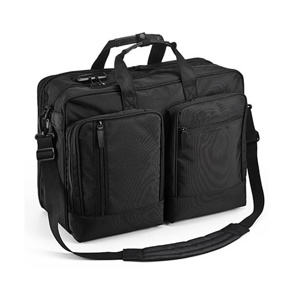 サンワダイレクトガーメント付きビジネスバッグ （大容量・2WAYショルダー・A3収納） 200-BAG090 1個