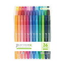 トンボ鉛筆 水性マーキングペン プレイカラーK 36色セット Tombow-GCF-013 日用品雑貨・文房具・手芸 文房具・事務用品 文具 オフィス用品 文房具 事務用品 ペン・万年筆(3)