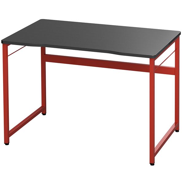 Digio2 ゲーミングデスク W100cm GMD-1060R クールなデザインのゲーミングデスク。生活用品・インテリ..