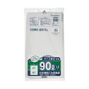 ジャパックス再生原料配合 容量表示入りポリ袋 白半透明 90L RSN90 1パック (10枚) 【×5セット】 【お徳用 まとめ買い お買い得 業務用 割引 セット販売】 ( 掃除用品 文房具・事務用品 生活雑貨 オフィス用品 日用品雑貨 日用消耗品 文房具 お掃除 )