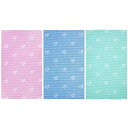 〔5個セット〕 キッチンクロス 約35×60cm ピンク ブルー グリーン 3枚入 厚手タイプ 抗菌 イヤなニオイのしない 不織布 ふきん 【お徳用 まとめ買い お買い得 業務用 割引 セット販売】 キッチン用品・食器・調理器具 日用雑貨・キッチン用品 キッチン 台所用品(3)