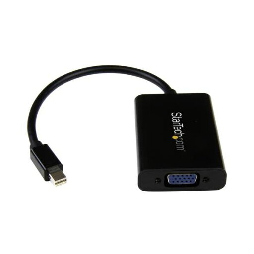 StarTech.com Mini DisplayPort-VGA変換アダプタ 2chオーディオ ミニディスプレイポート -D-Sub15ピン ブラック MDP2VGAA 1個 StarTech.com Mini DisplayPort-VGA変換アダプタ 2chオーディオ ミニディスプレイポート -D-Sub15ピン ブラック MDP2VGAA 1個