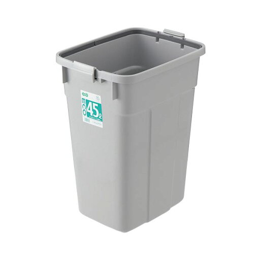 TANOSEE エコポリペール 角型 45L 本体 グレー 1個 ( 掃除用品 事務用品 清掃 オフィス用品 日用品雑貨 ゴミ箱 ダストボックス お掃除 ) TANOSEE エコポリペール 角型 45L 本体 グレー 1個 ( 掃除用品 事務用品 清掃 オフィス用品 日用品雑貨 ゴミ箱 ダストボックス お掃除 )