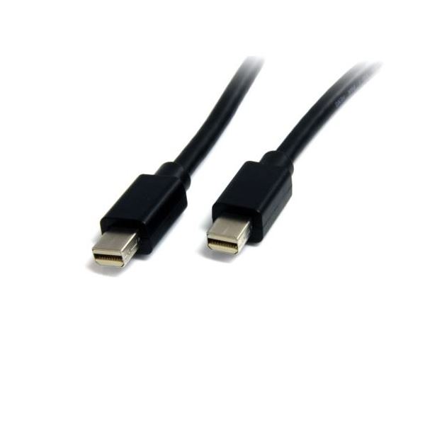 StarTech.com Mini DisplayPort 1.2 ケーブル 2m 4K Mini DP （オス）-MiniDP （オス） ブラック MDISP..