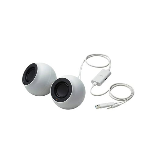 エレコム パソコン用2.0chスピーカー Stina SP-P10CUシリーズ ホワイト SP-P10CUWH エレコム パソコン用2.0chスピーカー Stina SP-P10CUシリーズ ホワイト SP-P10CUWH