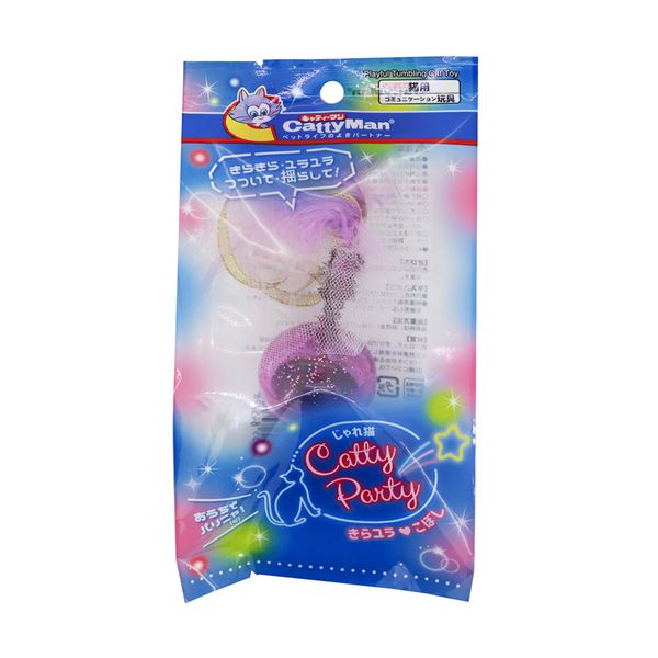 【お徳用セット まとめ買い 割安 セット販売】 じゃれ猫 キャティーパーティー きらユラ こぼし 【×5セット】 （猫用玩具）