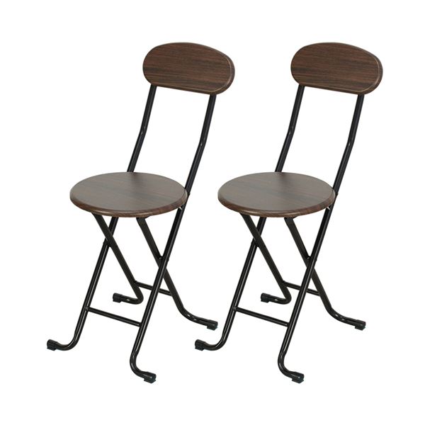 MK-111BRBK 2個組 クラシックチェア2個組 ブラウン×ブラック （BR×BK） 組立品 【椅子 チェアー 業務用 PC オフィス オフィスチェアー チェア 会議室 PCチェアー】