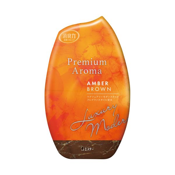 エステーお部屋の消臭力 Premium Aroma アンバーブラウン 400mL 1セット （3個）コスメ・健康 日用品雑貨 アロマ お香 芳香剤 消臭剤香剤 消臭剤 フレグランス