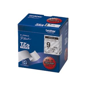 【BROTHER ブラザー工業】 事務用品 文具 プリンター機器 ブラザー BROTHER ピータッチ TZeテープ ラミネートテープ 9mm 透明 / 黒文字 業務用パック TZE-121V 1パック (5個) 文房具・事務用品 文具 オフィス用品 文房具 事務用品 ラベルシール・プリンタ 【BROTHER ブラザー工業】 事務用品 文具 プリンター機器 ブラザー BROTHER ピータッチ TZeテープ ラミネートテープ 9mm 透明 / 黒文字 業務用パック TZE-121V 1パック (5個) 文房具・事務用品 文具 オフィス用品 文房具 事務用品 ラベルシール・プリンタ