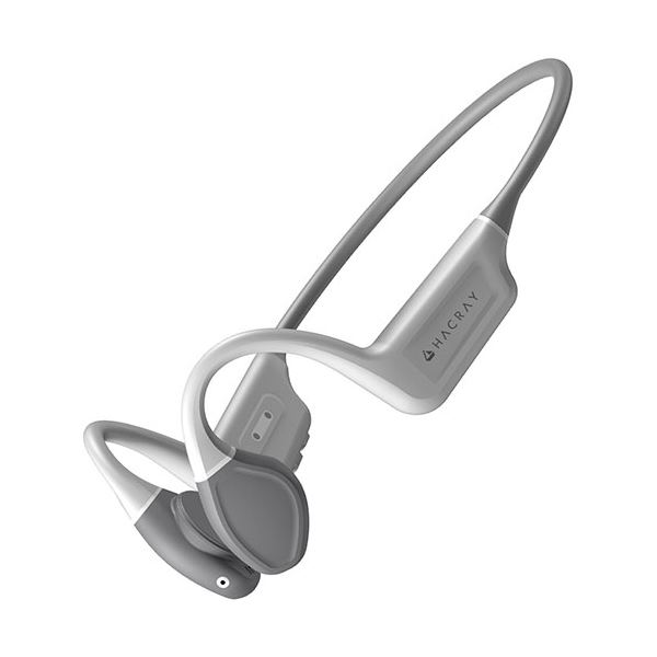 Hacray 骨伝導イヤホン Orca ライトグレー HR25139LGR 轟くような重低音、騒音環境下でも聞こえる大音量を実現デジタル家電 家電 パソコン・周辺機器 AV・音響機器 イヤホン・ヘッドホン インナーイヤー型ヘッドホン