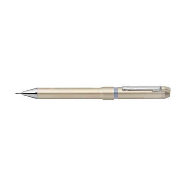 シャーボ ゼブラ シャーボNu 0.5 シャンパンゴールド 2色ボールペン0.5（黒・赤）+シャープ0.5 文具 オフィス用品 ペン 万年筆