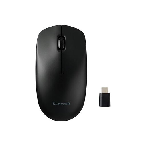 エレコム 無線Type-C3ボタン光学式マウス ブラック M-LE10DRCBK エレコム 無線Type-C3ボタン光学式マウス ブラック M-LE10DRCBK