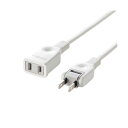 【まとめ買い 5個セット】 サンワサプライ 電源延長コード 1m TAP-EX2101X5 【お徳用 まとめ買い お買い得 業務用 割引 セット販売】