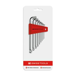 PB SWISS TOOLS 2212H-10CN ショートヘッド ボール付 六角棒レンチ セット 工具 ツール DIY 作業工具 ..