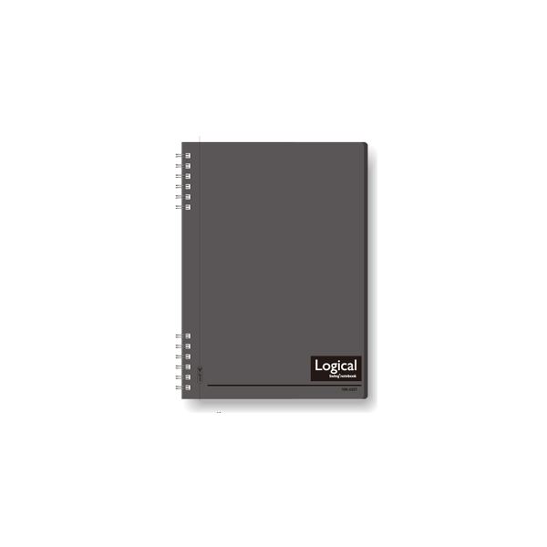 ナカバヤシ スイング・ロジカルノート / Wリング A5 A罫 PP表紙 ブラック NW-A507-D 【×10セット】 【お徳用 まとめ買い お買い得 業務用 割引 セット販売】 文房具・事務用品 文具 オフィス用品 文房具 事務用品 ノート・紙製品 ノート・レポート紙
