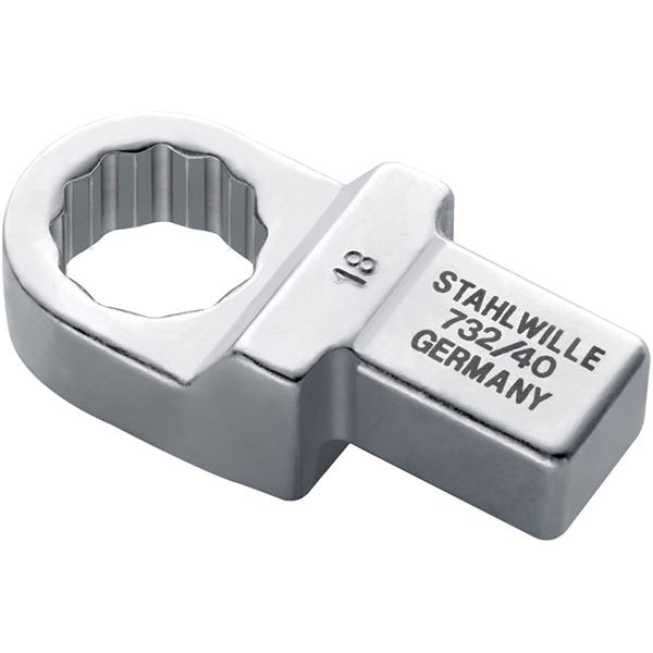 STAHLWILLE スタビレー 732 / 40-18 トルクレンチ差替ヘッド メガネ 58224018 工具 作業工具 ツール DIY 工事 DIY 工具 レンチ レンチ