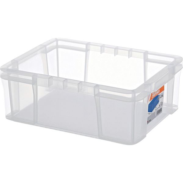 【30セット】 ホームコンテナー / コンテナボックス 【HC-07A】 クリア 材質：PP 〔汎用 道具箱 DIY用品 工具箱〕 【 セット販売 まとめ買い 割引 】