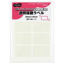 TANOSEE 【お徳用セット】 TANOSEE 強粘着透明保護ラベル 29×42mm 1パック (64片:8片×8シート) 【×20セット】 【お徳用 まとめ買い お買い得 業務用 割引 セット販売】 プリンタ PCサプライ・消耗品 コピー用紙・印刷用紙 コピー用紙 名刺用紙 ラベル 紙