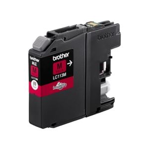 【BROTHER ブラザー工業】 事務用品 文具 プリンター機器 ブラザー工業 インクカートリッジ （マゼンタ） LC113M