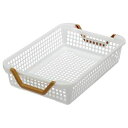 山田化学 スタックバスケット ナチュラル No.340 1個 【×20セット】 【お徳用 まとめ買い お買い得 業務用 割引 セット販売】