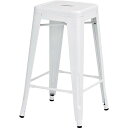 カウンターチェア ハイチェア 幅41cm アイボリー 4脚セット スチール製 スタッキング可 クレールハイスツール リビング 【椅子 チェアー 業務用 PC オフィス オフィスチェアー チェア 会議室 PCチェアー】(3)