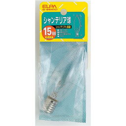 【セット販売】 ELPA シャンデリア球 電球 15W E17 クリア G-64H（C） 【×30セット】