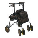 島製作所 歩行車 シンフォニーEVO Bブラウン 介護用品 移動・歩行支援用品 車椅子