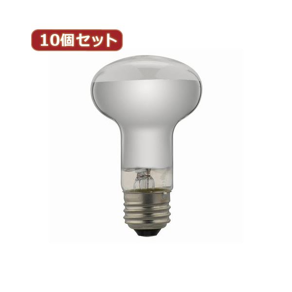 YAZAWA 10個セット レフ形白熱ランプ RF100V57WX10 家電 生活家電 照明 ライト 住宅設備家電