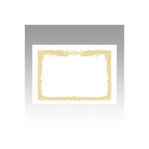 OA賞状用紙 白上質賞状用紙 ・ 縦書き 10-1060 10枚入 【×5セット】 【 セット販売 まとめ買い 割引 】 プリンター OA プリンタ用紙(2)