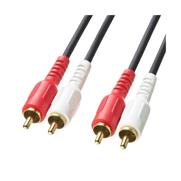 サンワサプライ オーディオケーブル KM-A4-10K2 【×5セット】 【お徳用 まとめ買い お買い得 業務用 割..