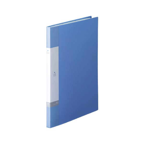 リヒトラブ リクエスト・クリヤーブック A4判タテ型 （20ポケット） G3201-14 水 1冊入 【×10セット】 ..