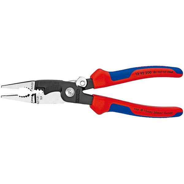 KNIPEX クニペックス 1392-200 エレクトロプライヤー コンフォート スプリング付 SB 工具 ツール DIY 作業工具 道具 プライヤー 工事 D...