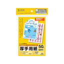 サンワサプライ マルチはがきサイズカード・厚手 JP-MT02HKN 【×10セット】 【お徳用 まとめ買い お買い得 業務用 割引 セット販売】 プリンタ PCサプライ・消耗品 コピー用紙・印刷用紙 コピー用紙 名刺用紙 ラベル 紙
