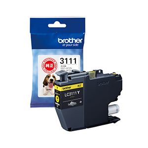 【BROTHER ブラザー工業】 事務用品 文具 プリンター機器 ブラザー工業 インクカートリッジ (イエロー) LC3111Y
