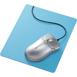 サンワサプライ ずれないマウスパッド ブルー MPD-NS1BL 1枚 【×4セット】 【お徳用 まとめ買い お買い得 業務用 割引 セット販売】