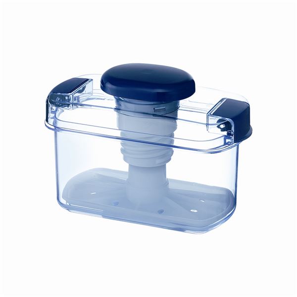 【18セット】 漬物容器 / 漬物用品 【S-10 クリアブルー】 ハイペット 〔キッチン用品 家庭用品 手づくり〕 キッチン用品・食器・調理器具 日用雑貨・キッチン用品 キッチン 台所用品