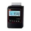マックス タイムレコーダー ブラックER-110SUW 1台 日用品雑貨・文房具・手芸 文房具・事務用品 文具 オフィス用品 文房具 事務用品 ノート・紙製品 タイムカード・タイムレコーダー