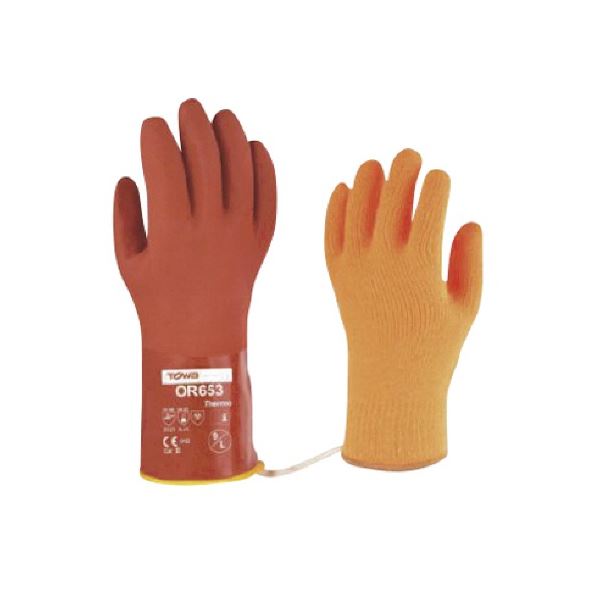 東和コーポレーション ソフトビニスター 防寒 インナー付 L OR653-L 1双 【×3セット】 【お徳用 まとめ買い お買い得 業務用 割引 セット販売】 （ 掃除用品 文房具・事務用品 生活雑貨 オフィス用品 日用品雑貨 日用消耗品 文房具 お掃除 ）