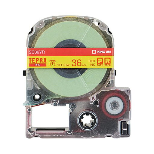 【キングジム 事務用品 KING JIM 文具 オフィス用品 文具】 テプラ PRO テープカートリッジ パステル 36mm 黄 / 赤文字 SC36YR 1個 【×5セット】 【 まとめ買い お買い得 業務用 割引 オフィス用品 文房具 事務用品】 ラベルシール・プリンタ 【キングジム 事務用品 KING JIM 文具 オフィス用品 文具】 テプラ PRO テープカートリッジ パステル 36mm 黄 / 赤文字 SC36YR 1個 【×5セット】 【 まとめ買い お買い得 業務用 割引 オフィス用品 文房具 事務用品】 ラベルシール・プリンタ