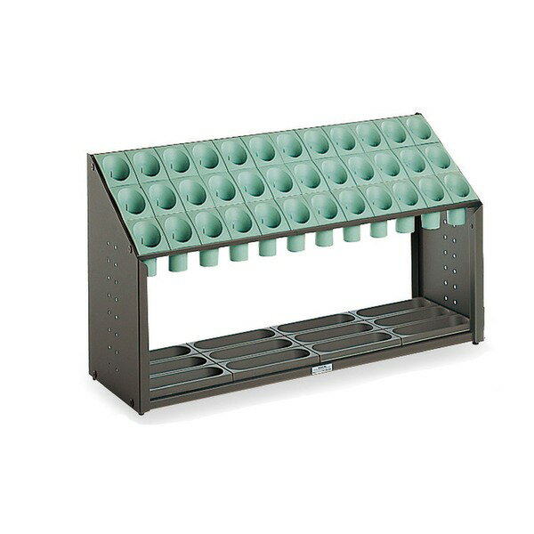 傘立て B36 36本立 幅972mm グリーン スチール 樹脂製脚付 アンブレラスタンド テラモト オブリークア..