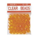 創&遊 クリアビーズ オレンジ 【×10セット】 【お徳用 まとめ買い お買い得 業務用 割引 セット販売】
