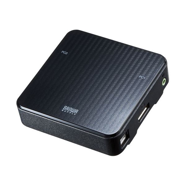サンワサプライ DisplayPort対応手元スイッチ付きパソコン自動切替器 （2:1） SW-KVM2WDPU