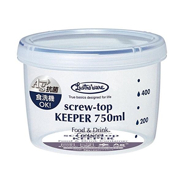 保存容器 フードストッカー 750ml 浅型 120個セット 食洗機 冷凍保存 抗菌 完全密封 密閉 スクリュートップキーパー 【お徳用 まとめ買い お買い得 業務用 割引 セット販売】 キッチン用品・食器・調理器具 日用雑貨・キッチン用品 キッチン 台所用品