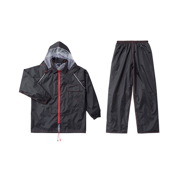川西工業 レインスーツ ブラックイーグルMサイズ #3673M 1着 【×2セット】 【お徳用 まとめ買い お買い得 業務用 割引 セット販売】 ( 掃除用品 文房具・事務用品 生活雑貨 オフィス用品 日用品雑貨 日用消耗品 文房具 お掃除 )