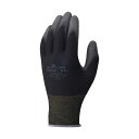 【まとめ買い セット販売】 ショーワグローブ 簡易包装 パームフィット手袋 L ブラック B0500-LBLK10P 1パック(10双) 【×3セット】(3)