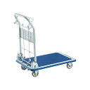 TRUSCO ドンキーカート ハンド式ブレーキタイプ 740×480mm 101NHB 1台 完成品 【運搬カート用品 作業カート用品 作業用 運搬用 集積 キャリー カート キャリアカート 物流カート 移動用カート 作業用カート 】(4)