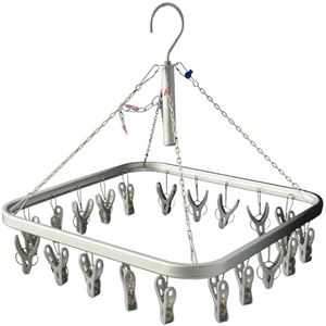 洗濯物干し 洗濯ハンガー 約幅37cm 1【5個セット お徳用セット】 軽量 耐久性 屋内 屋外対応 アルミハンガー 洗濯用品 ランドリー用品 （ 掃除用品 文房具・事務用品 生活雑貨 オフィス用品 日用品雑貨 日用消耗品 文房具 お掃除 ）