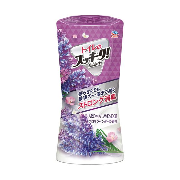 アース製薬 トイレのスッキーリ！アロマラベンダー 400ml 1個 【×10セット】 【お徳用 まとめ買い お買い得 業務用 割引 セット販売】 芳香剤 消臭剤 アロマ フレグランス